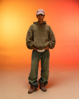 Green Sherpa Hoodie